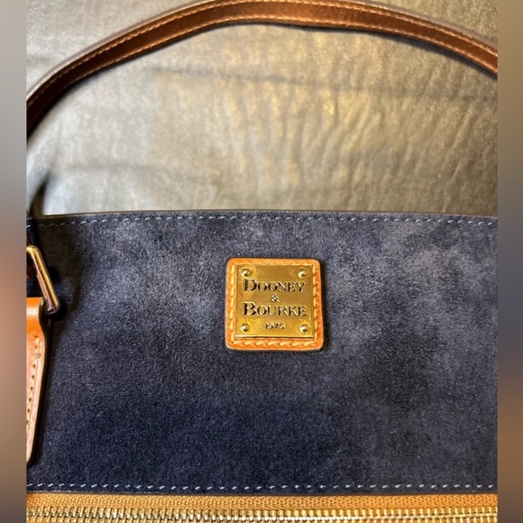 DOONEY & BOURKE Tote Navy suede - Picture 8 of 16